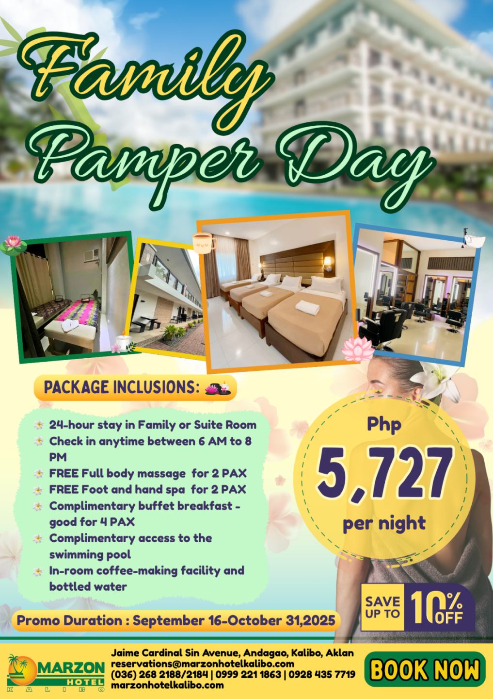 family pamper package